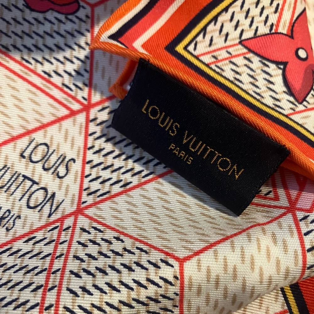 Louis Vuitton Damier Pop Silk Scarf